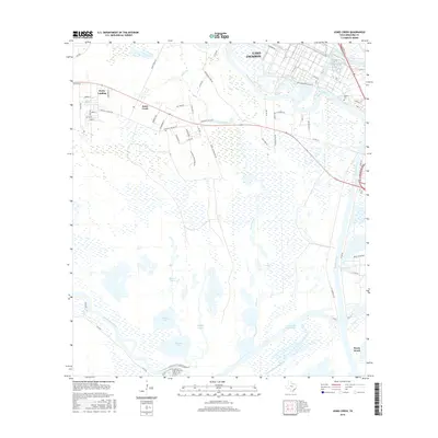 2016 Map of Jones Creek, 2016 Print