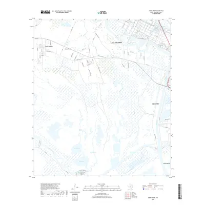 2019 Map of Jones Creek, 2019 Print