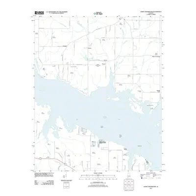 2011 Map of Jones Crossroads, 2011 Print