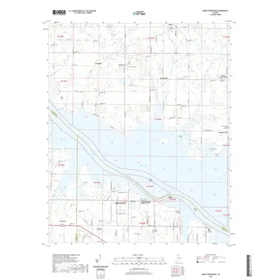 2020 Map of Jones Crossroads, 2020 Print