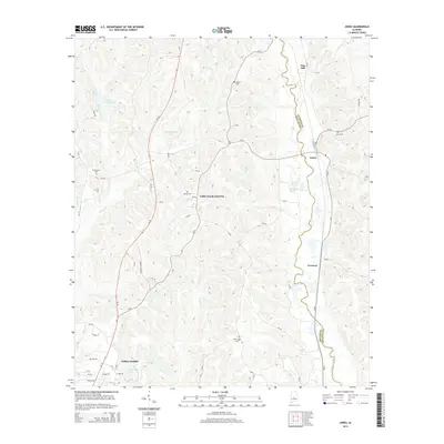 2014 Map of Jones, 2014 Print
