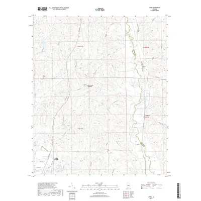 2018 Map of Jones, 2018 Print
