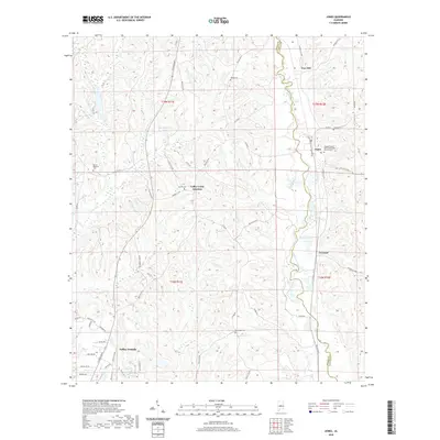 2020 Map of Jones, 2020 Print