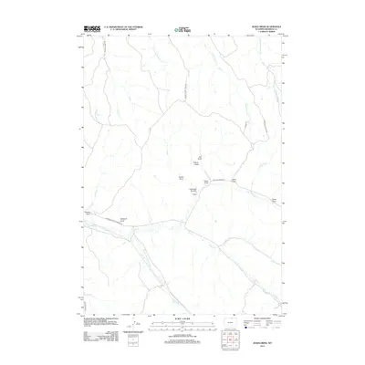 2012 Map of Jones Draw, 2012 Print