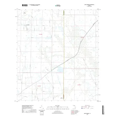 2018 Map of Jones Hammock, 2018 Print