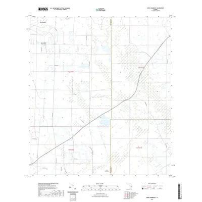 2021 Map of Jones Hammock, 2021 Print