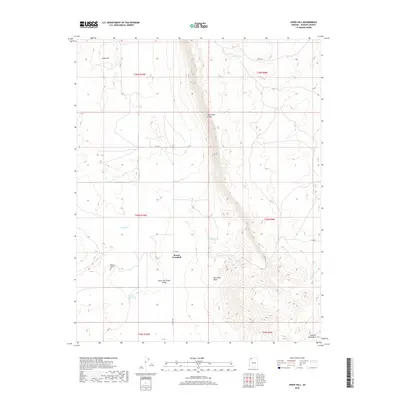 2018 Map of Jones Hill, 2018 Print