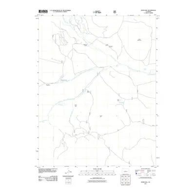 2011 Map of Jones Hill, 2011 Print