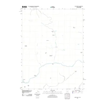 2011 Map of Jones Hole, 2011 Print