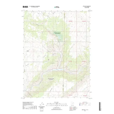 2020 Map of Jones Hole, 2020 Print