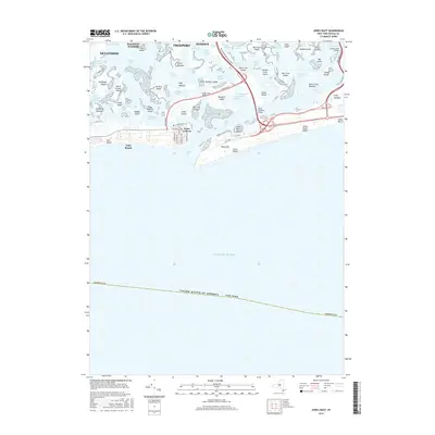 2016 Map of Jones Inlet, 2016 Print