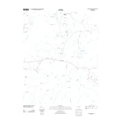 2013 Map of Jones Knob, 2013 Print