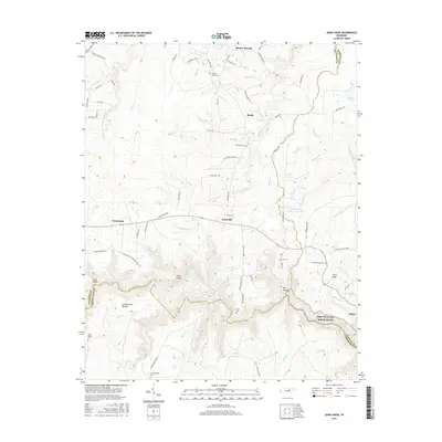 2016 Map of Jones Knob, 2016 Print