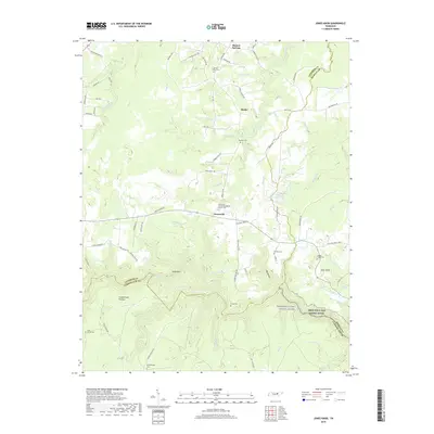 2019 Map of Jones Knob, 2019 Print