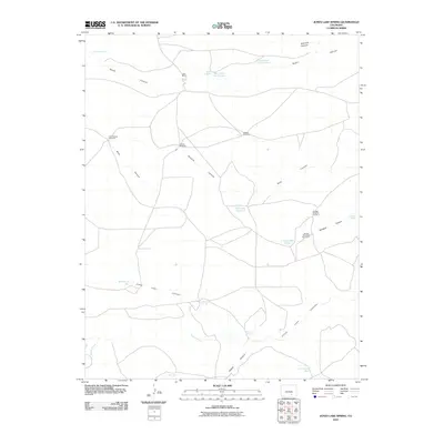 2010 Map of Jones Lake Spring, 2010 Print