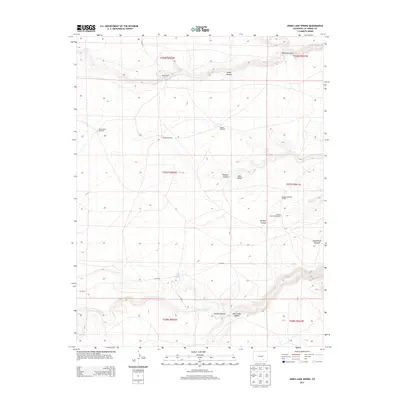 2013 Map of Jones Lake Spring, 2013 Print