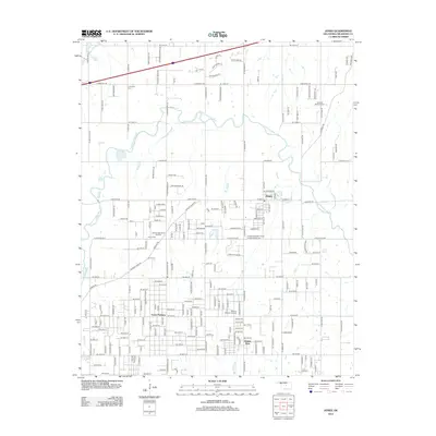 2012 Map of Jones, 2012 Print