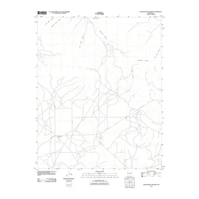 2010 Map of Jones Ranch School, 2010 Print