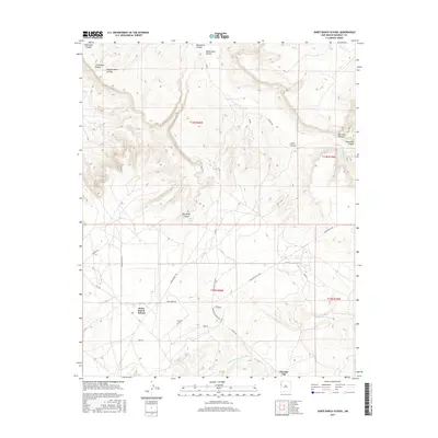 2017 Map of Jones Ranch School, 2017 Print