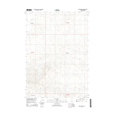 2015 Map of Jones Reservoir, 2015 Print
