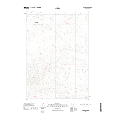 2017 Map of Jones Reservoir, 2017 Print
