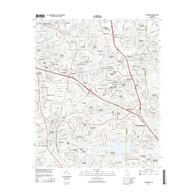 2014 Map of Jonesboro, 2014 Print