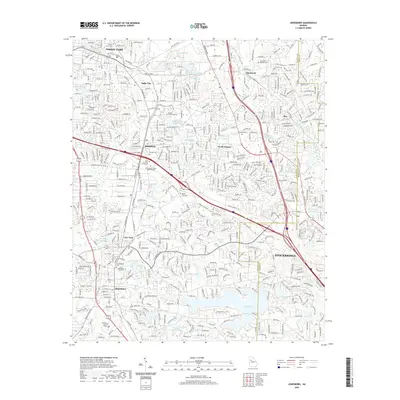 2020 Map of Jonesboro, 2020 Print
