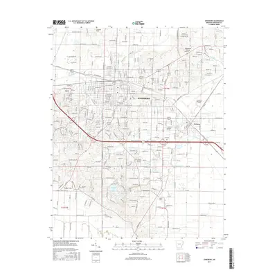2017 Map of Jonesboro, 2017 Print