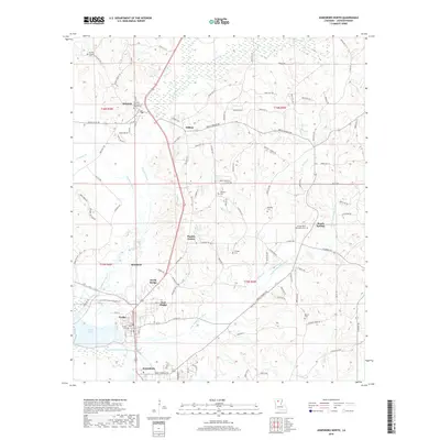 2018 Map of Jonesboro North, 2018 Print