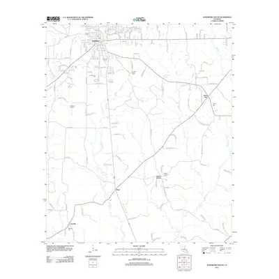 2012 Map of Jonesboro South, 2012 Print