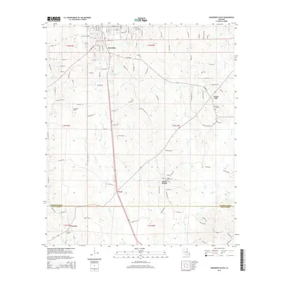 2015 Map of Jonesboro South, 2015 Print