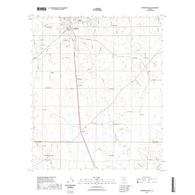 2020 Map of Jonesboro South, 2020 Print