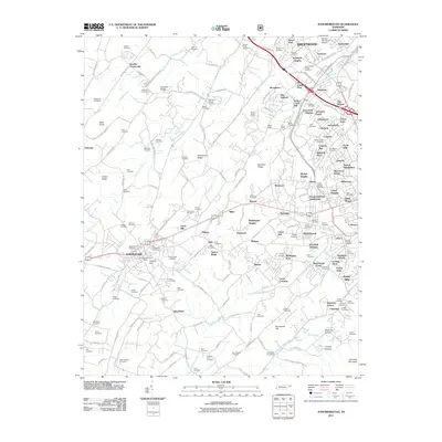 2011 Map of Jonesborough, 2011 Print
