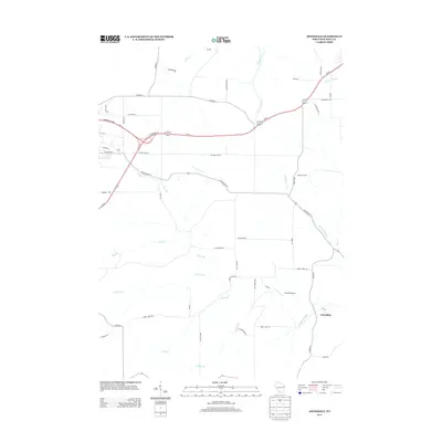 2013 Map of Jonesdale, 2013 Print