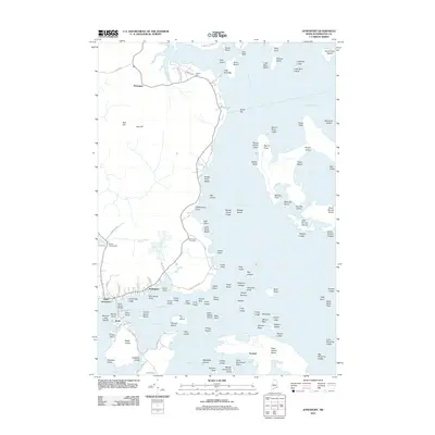 2011 Map of Jonesport, 2011 Print