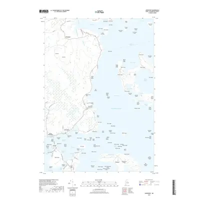 2018 Map of Jonesport, 2018 Print