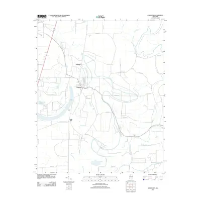 2012 Map of Jonestown, 2012 Print