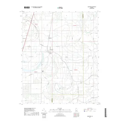 2018 Map of Jonestown, 2018 Print