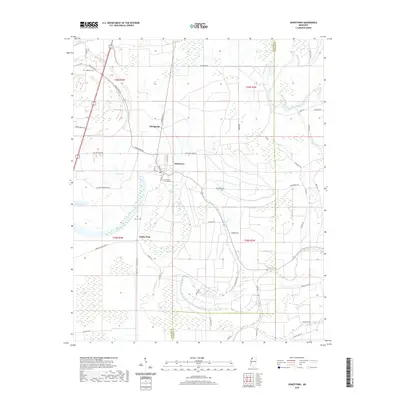 2020 Map of Jonestown, 2020 Print