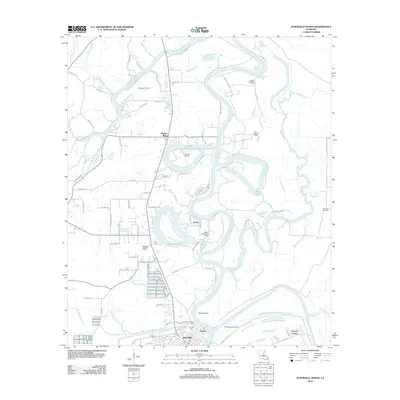 2012 Map of Jonesville North, 2012 Print
