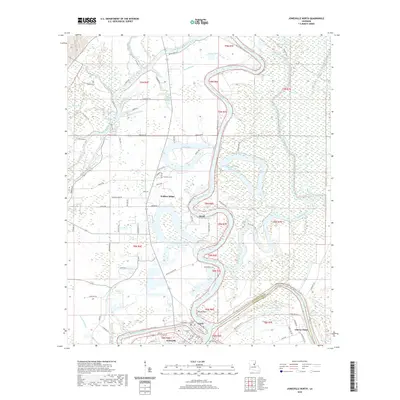 2020 Map of Jonesville North, 2020 Print