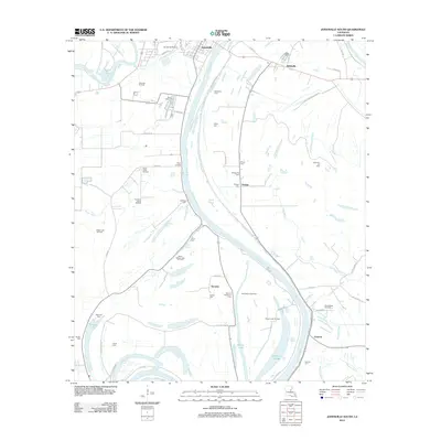 2012 Map of Jonesville South, 2012 Print