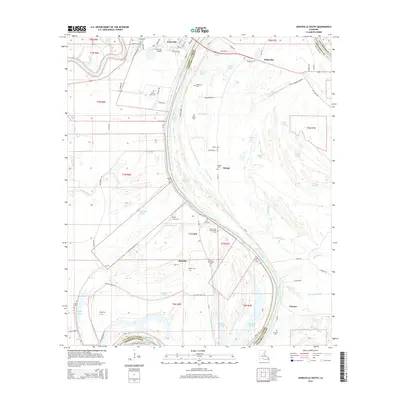 2015 Map of Jonesville South, 2015 Print
