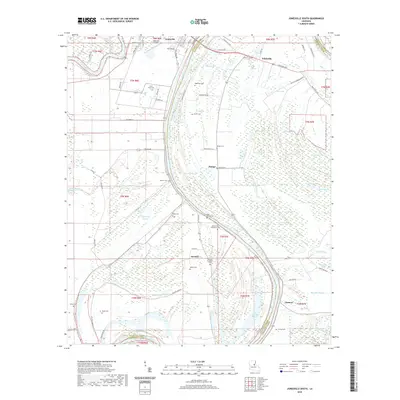 2020 Map of Jonesville South, 2020 Print