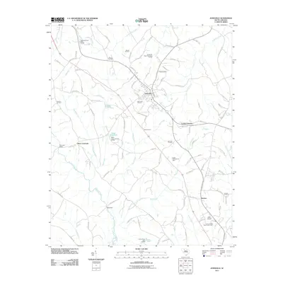 2011 Map of Jonesville, 2011 Print