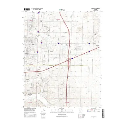2015 Map of Joplin East, 2015 Print