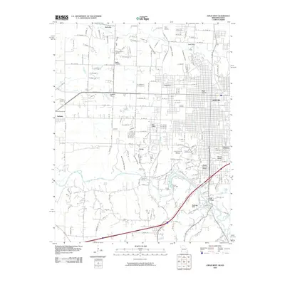 2010 Map of Joplin West, 2010 Print