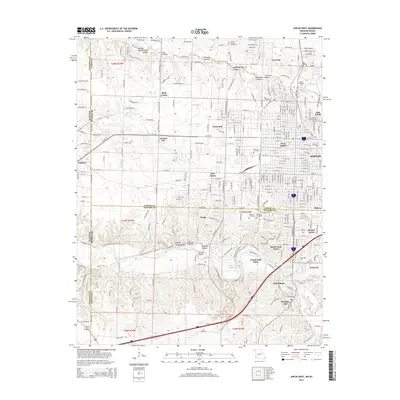 2015 Map of Joplin West, 2015 Print