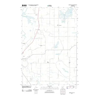 2010 Map of Jordan East, 2010 Print
