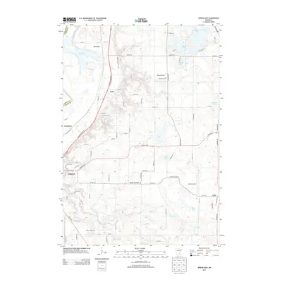 2013 Map of Jordan East, 2013 Print